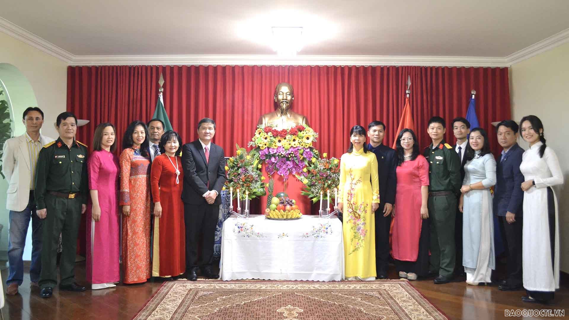 Vietnamese Embassy in Brazil celebrates President Ho Chi Minh’s 132nd birthday